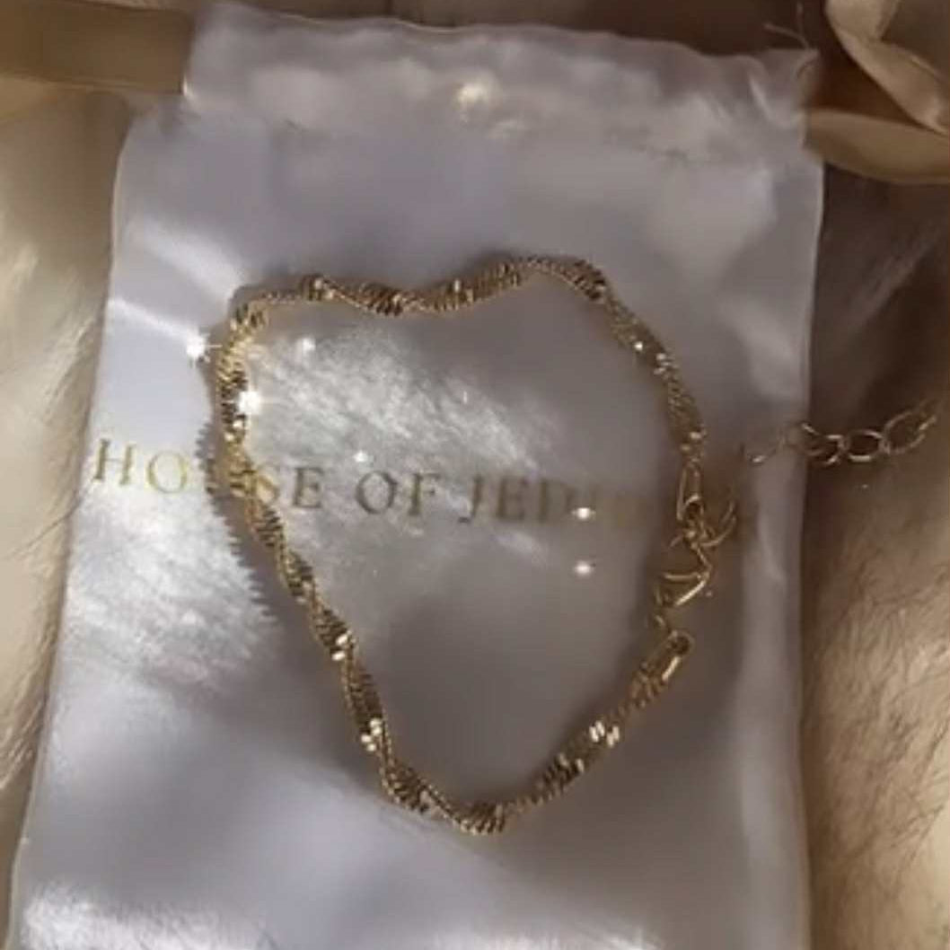 Fino Chain Bracelet Gold 7 inches with 2 inch extender - House Of Jedidiah