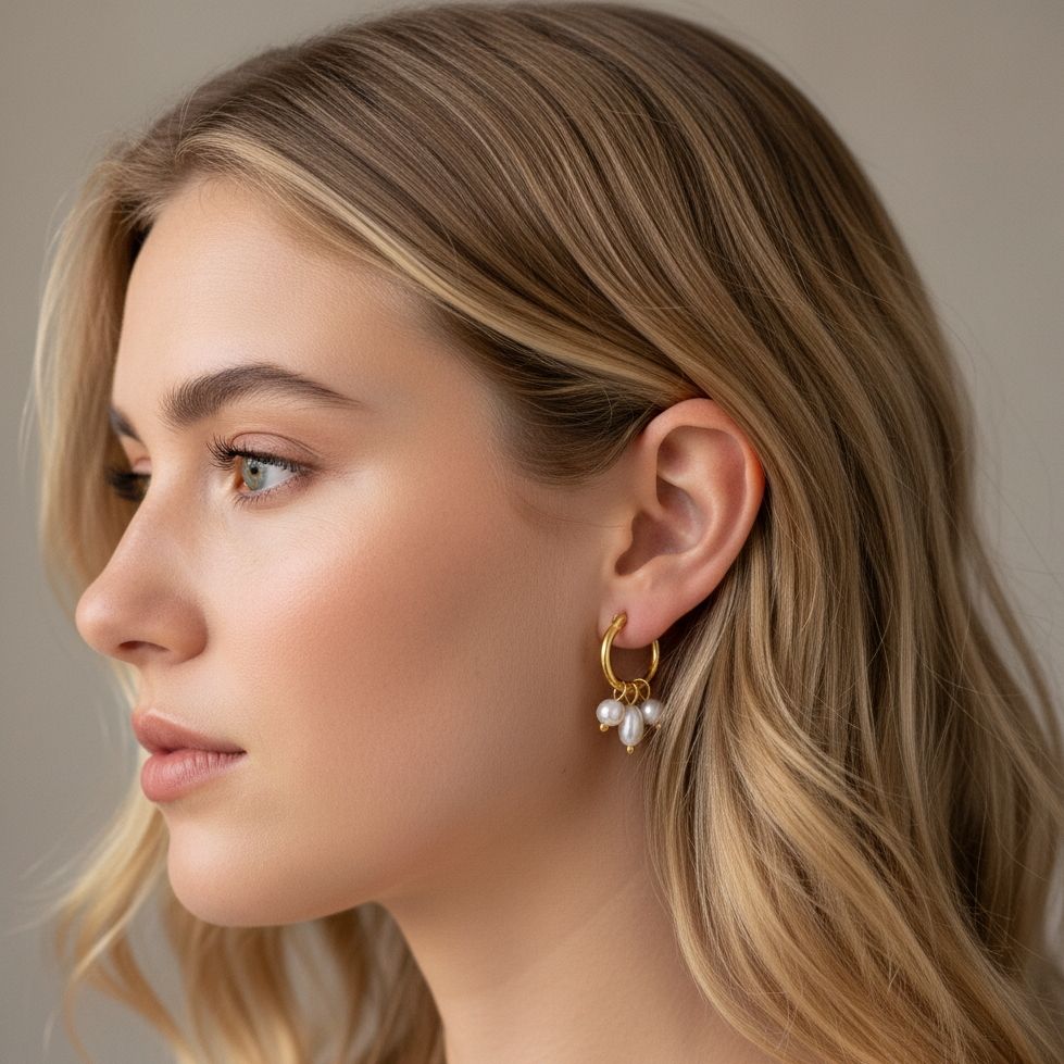 Sorrento Freshwater Pearl Drop Earrings - House Of Jedidiah