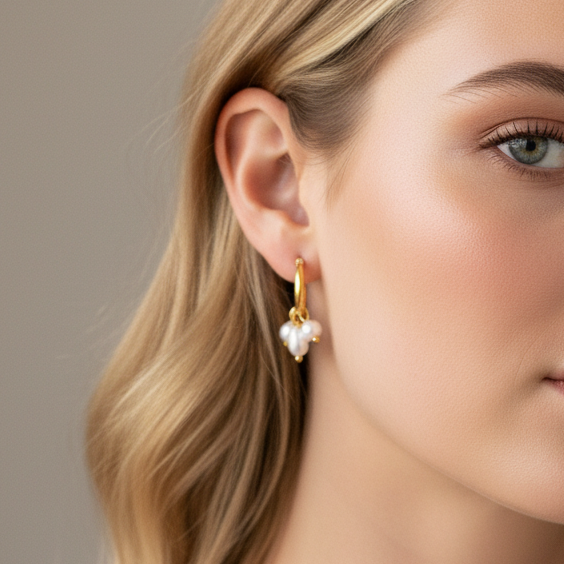 Sorrento Freshwater Pearl Drop Earrings - House Of Jedidiah