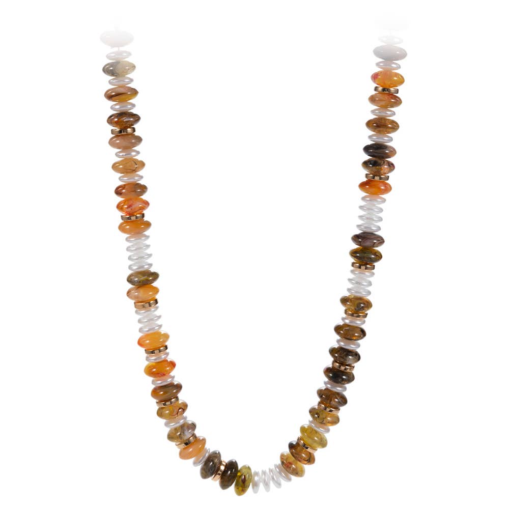 Perla Marmo Necklace - House Of Jedidiah