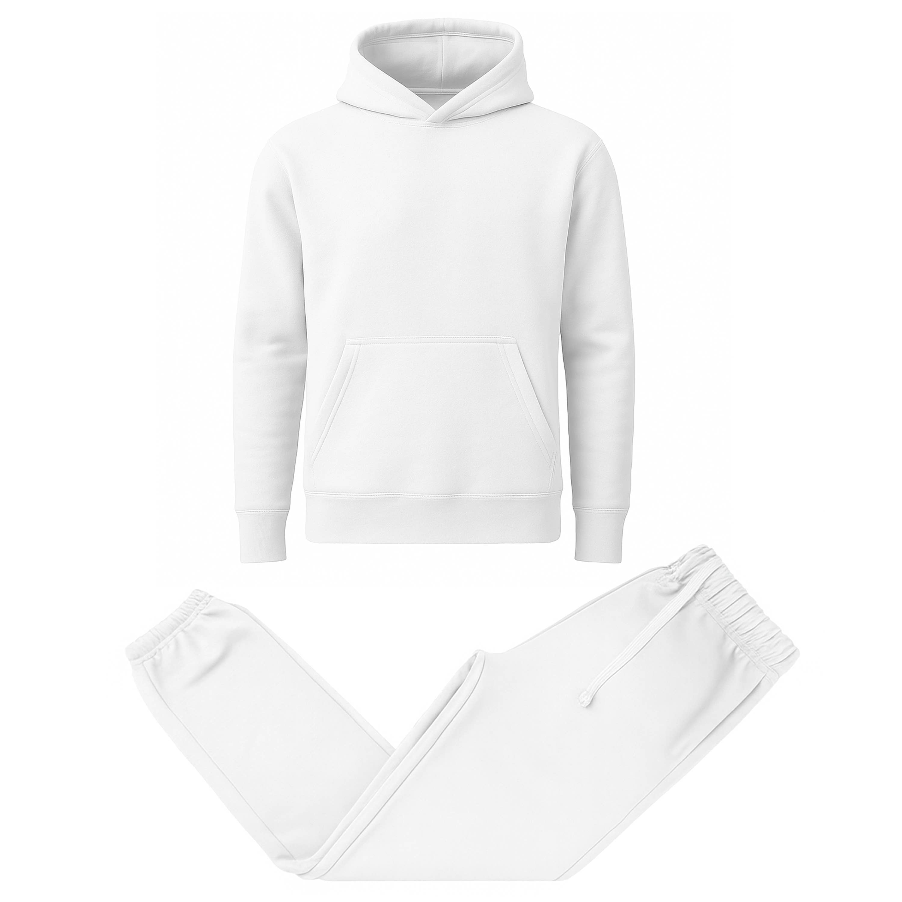 Men's Heavyweight Soft Fleece Pullover Hoodie & Jogger Set