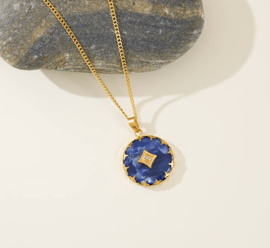 Luce Blu Necklace - House Of Jedidiah