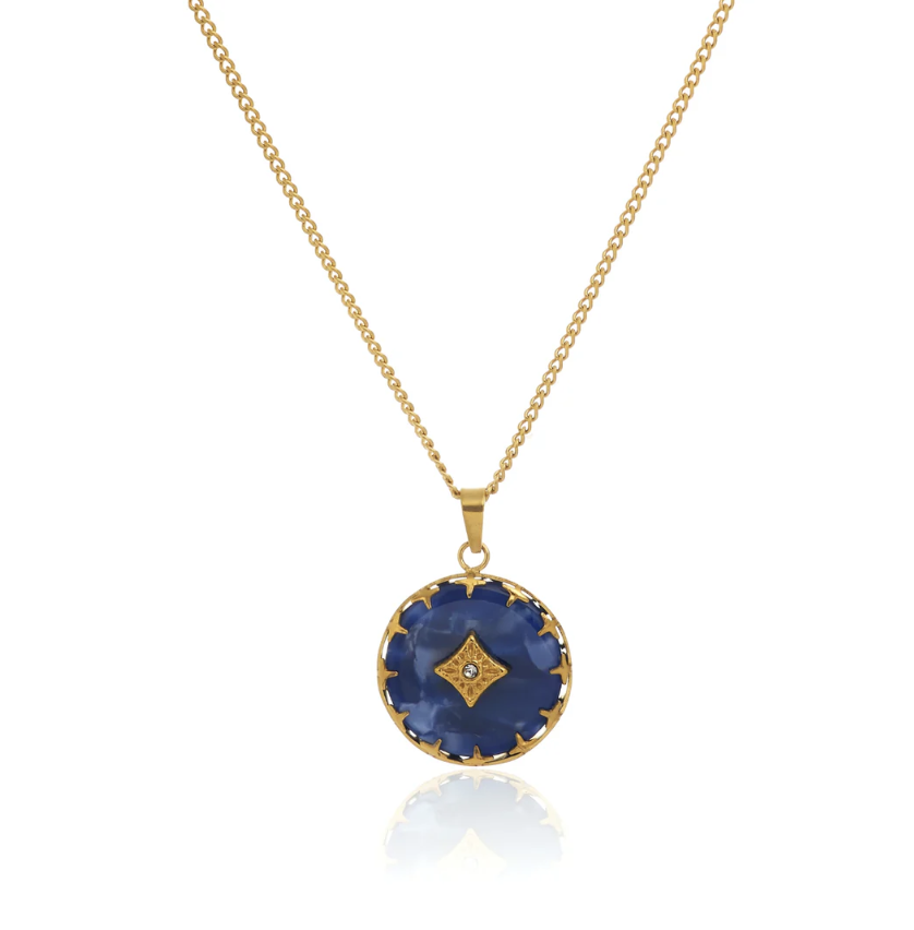 Luce Blu Necklace - House Of Jedidiah