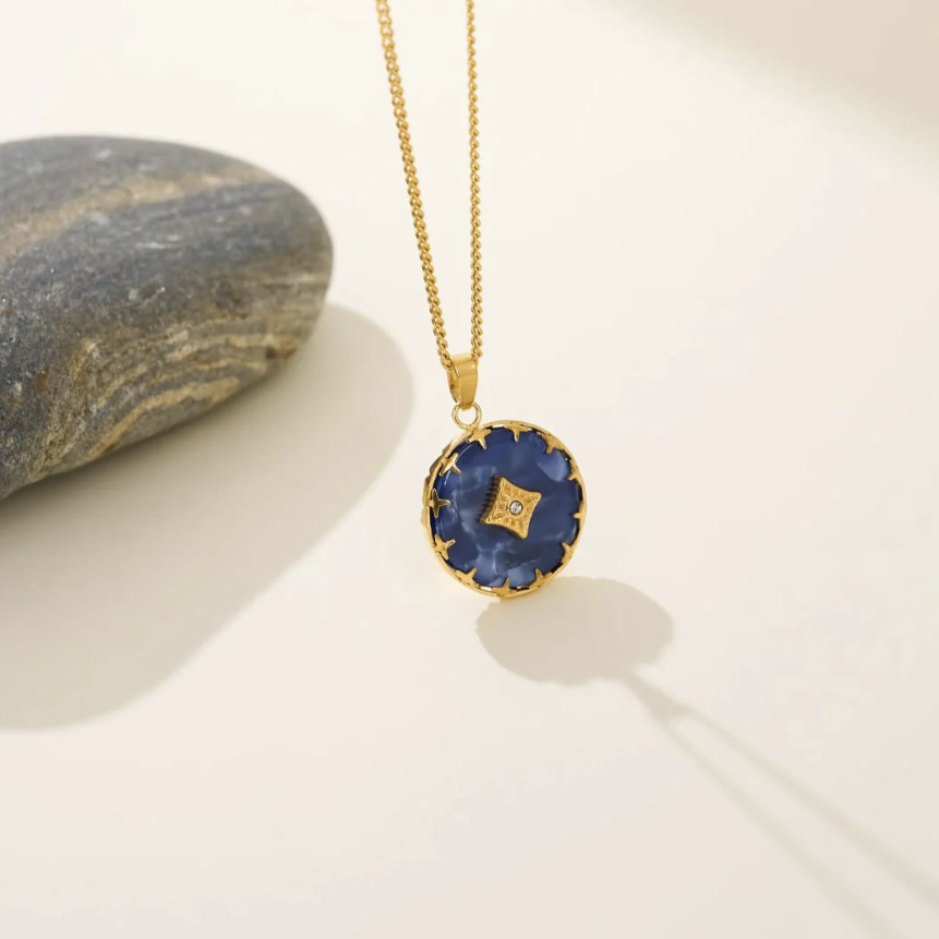 Luce Blu Necklace - House Of Jedidiah