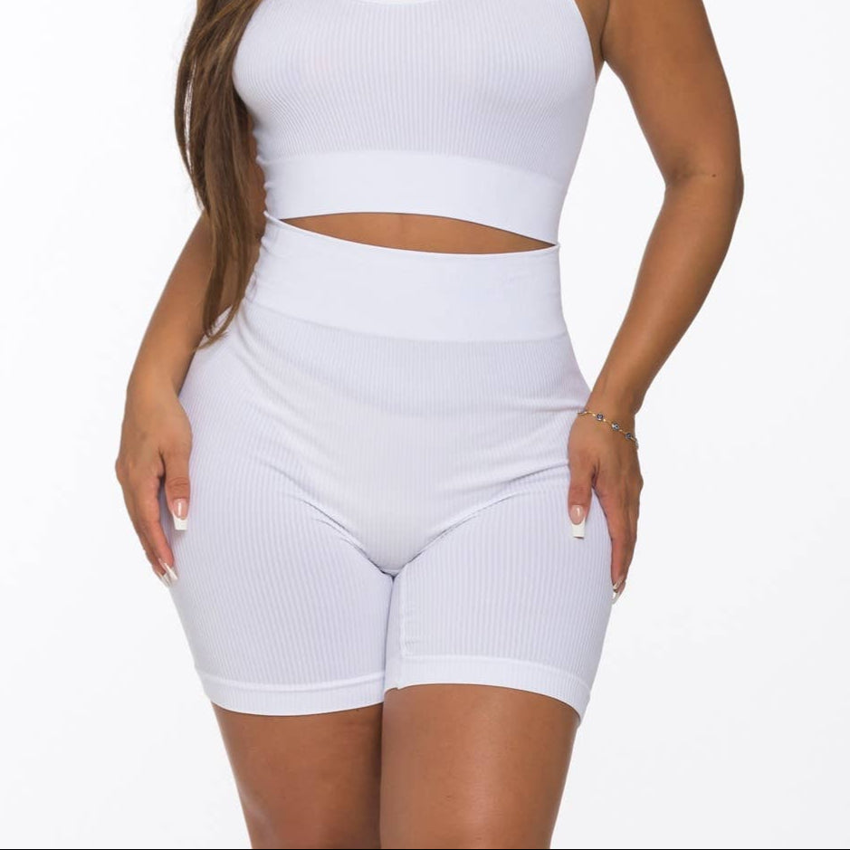 2PCS Thermal Tank Top and High waist Legging Yoga Wear Set - House Of Jedidiah