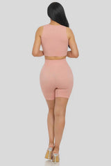 2PCS Thermal Tank Top and High waist Legging Yoga Wear Set - House Of Jedidiah