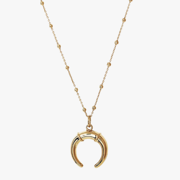 Lunair Crescent Pendant Necklace