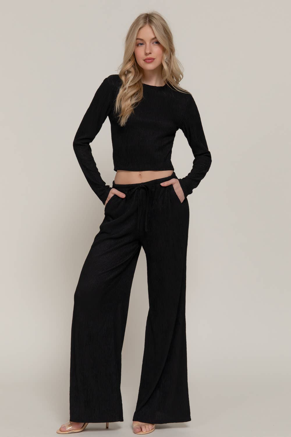 `.0711 Long Sleeve Top & Long Pants Set SI-28255 - House Of Jedidiah