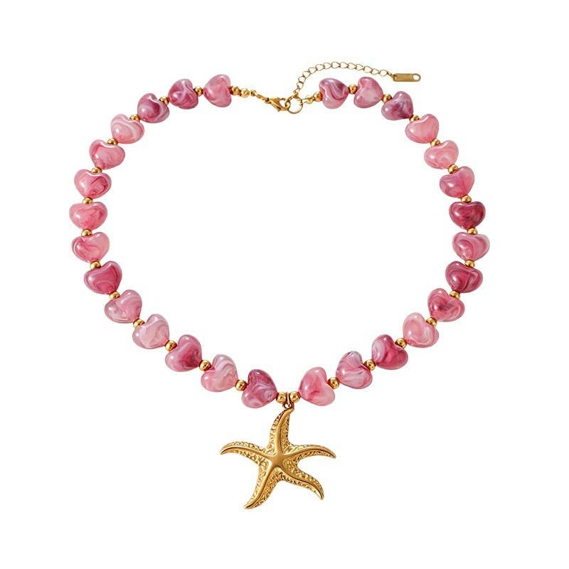 Sea Life Statement Necklace | Coastal Summer Jewelry - House Of Jedidiah
