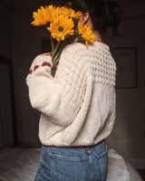 Valentines Hearts Jacquard Slouchy Knit Jumper - House Of Jedidiah