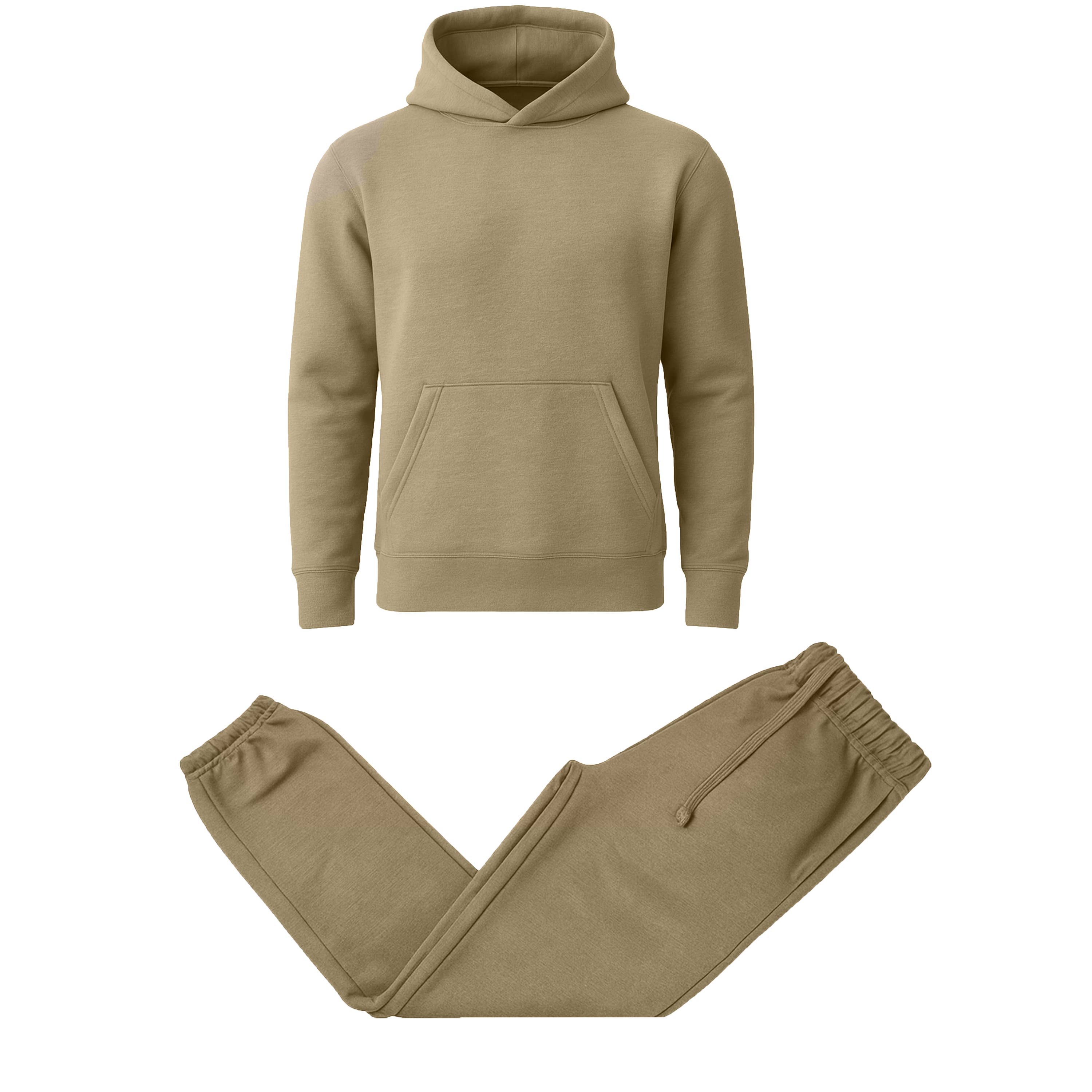 Men's Heavyweight Soft Fleece Pullover Hoodie & Jogger Set