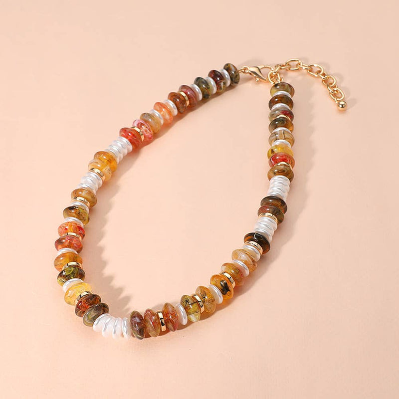 Perla Marmo Necklace - House Of Jedidiah