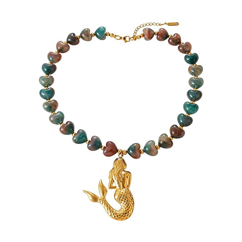 Sea Life Statement Necklace | Coastal Summer Jewelry - House Of Jedidiah