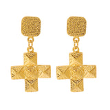 Santorini Cross Earrings