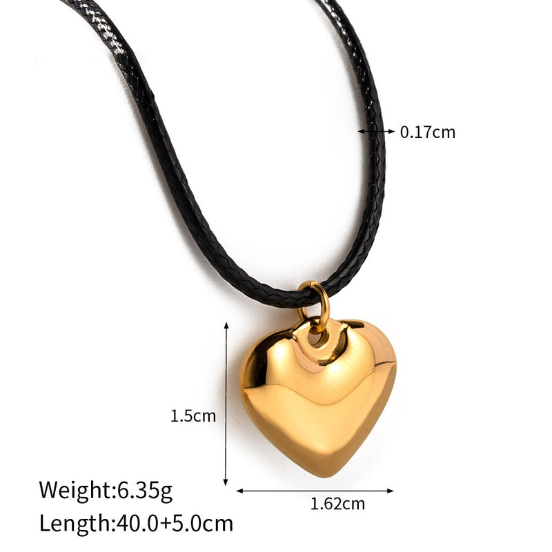 Amore Heart Pendant Necklace - House Of Jedidiah