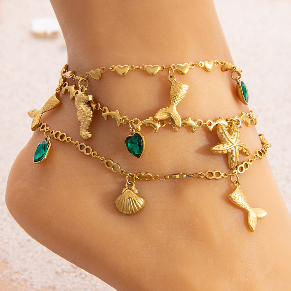 The Mermaid Anklet - House Of Jedidiah
