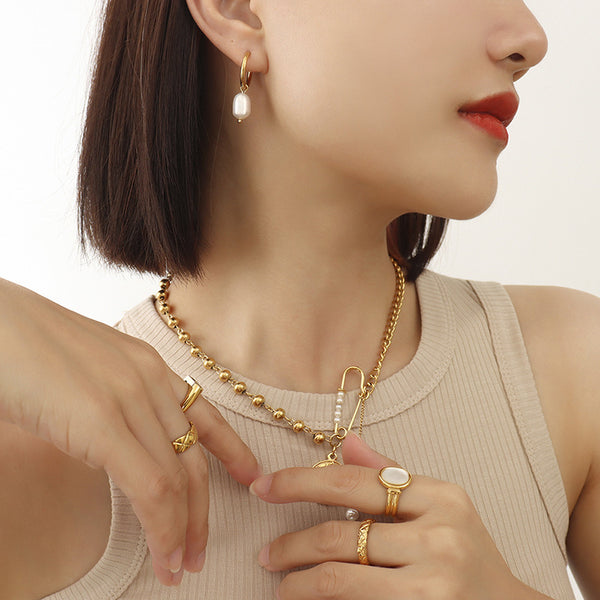 Positano Freshwater Pearl Drop Earrings