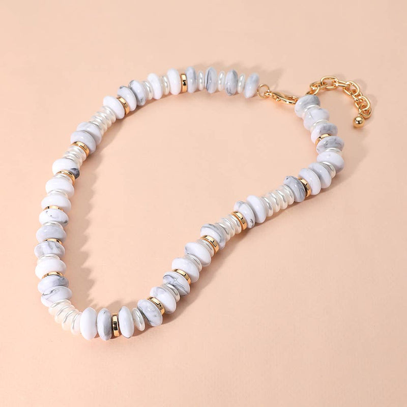 Perla Marmo Necklace - House Of Jedidiah