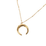 Lunair Crescent Pendant Necklace