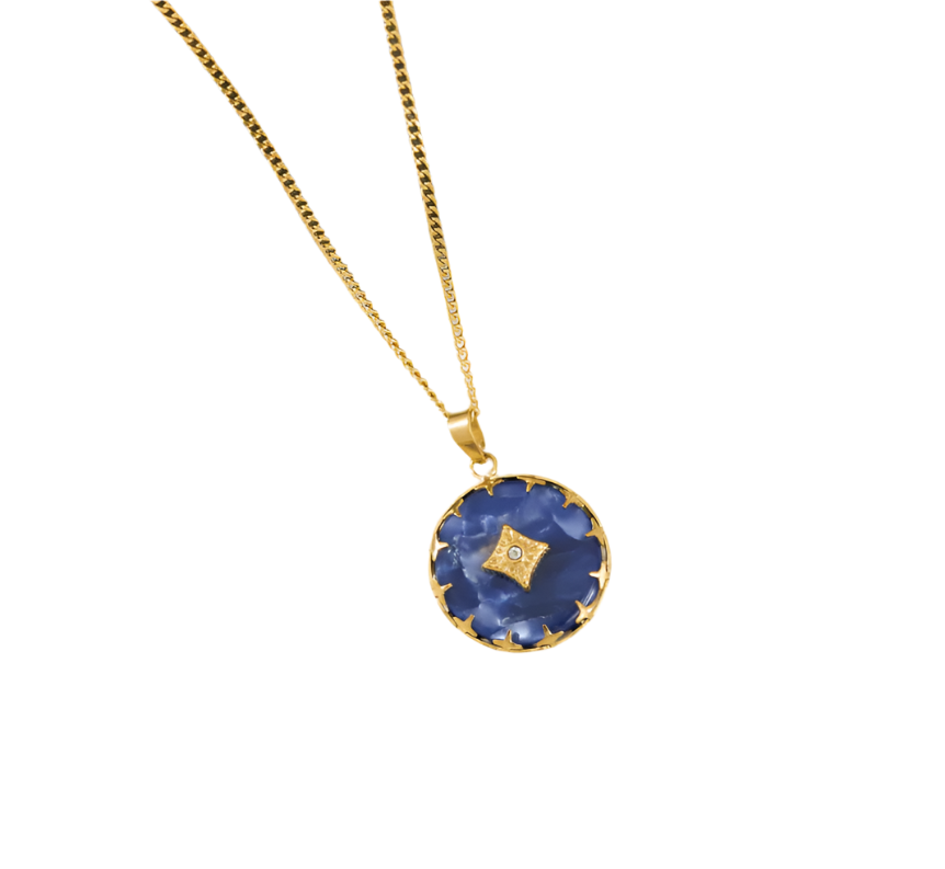 Luce Blu Necklace - House Of Jedidiah