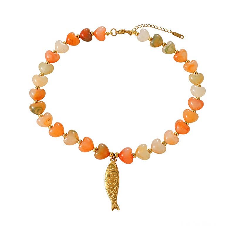 Sea Life Statement Necklace | Coastal Summer Jewelry - House Of Jedidiah