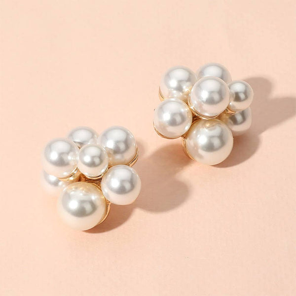 Perlina Cluster Earrings - House Of Jedidiah