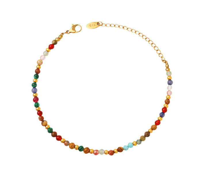 Fiore Beads Bracelet with multi-colored beads, playful and lightweight