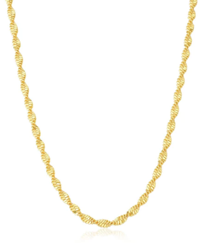 Fino Chain Necklace Gold - House Of Jedidiah