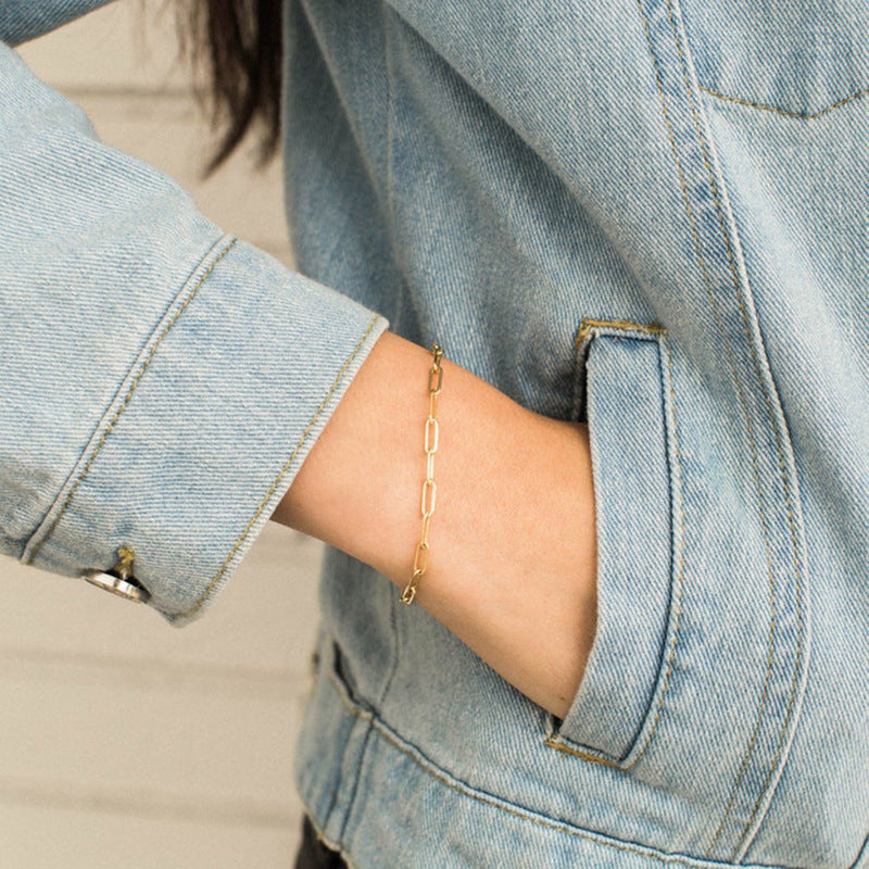 Elena Paperclip Bracelet - House Of Jedidiah