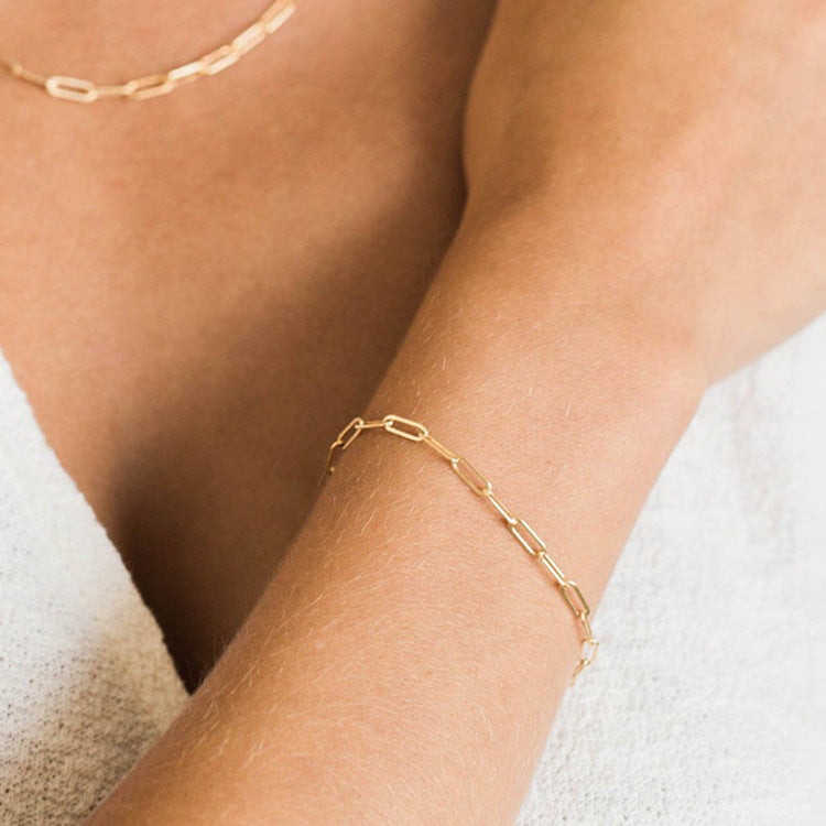 Elena Paperclip Bracelet - House Of Jedidiah